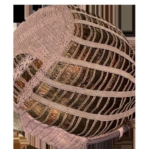 A machine-made cap, close up