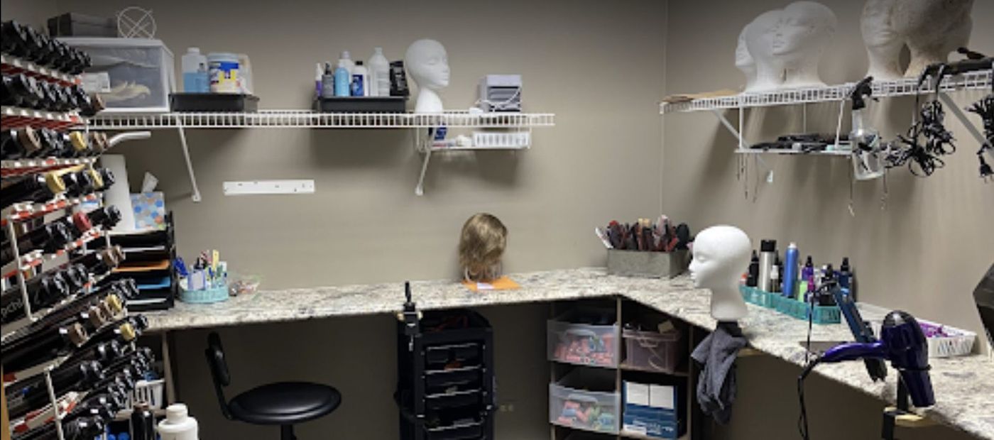 Inside the Hair Response studio in Arlington Heights, Illinois